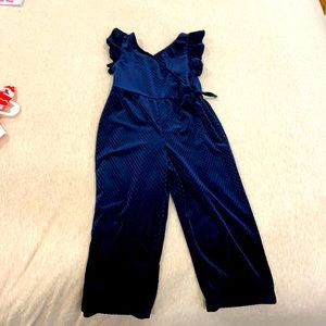 Blue Velvet Jumpsuit